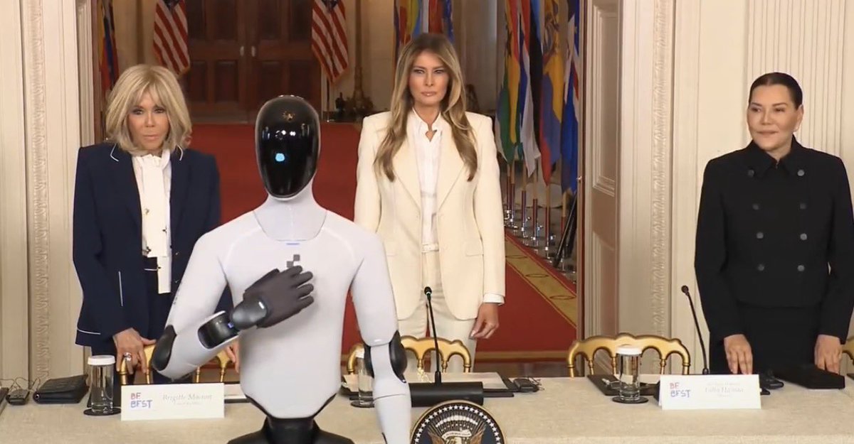 commandenteSD's tweet image. Humanoids at the White House 

#sentiment 
$TSLA $BOTZ $ROBO ☝️