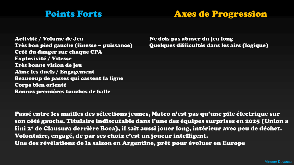 Vincent Davasse - Data Analyst (Scouting Football) tweet media