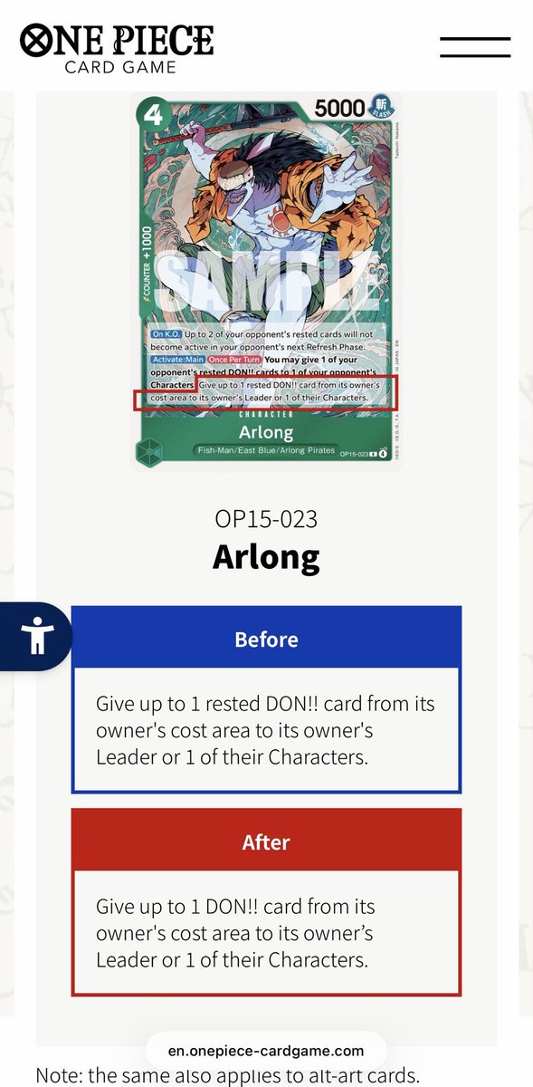 im_goom's tweet photo. How does playing with an errata card work in official play? If there is not a corrected version of the card in existence, do you just play the incorrect card and let your opponent know before hand? https://t.co/7H9PyXmHKG