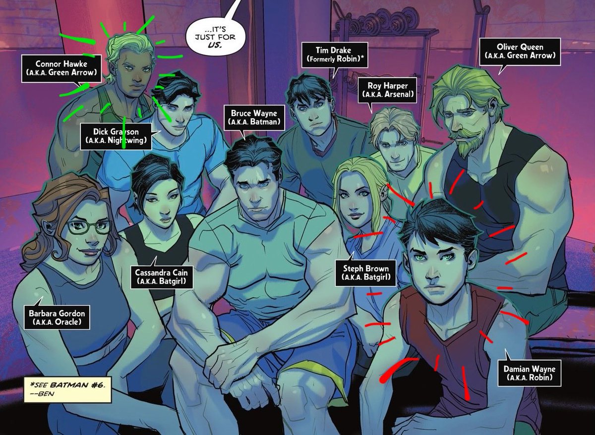 the_xueyutanhua's tweet image. Nooooo!! Damian and Connor Hawke are together in the new Detective Comics issue but they don’t actually interact!!!

first DC KO now this 👺