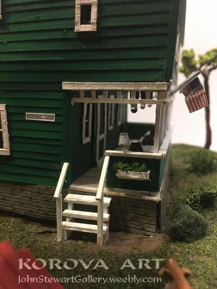 F13thFranchise's tweet image. Might be the best recreation of Packanack Lodge from #FridayThe13th Part 2 in model scale. This is from a few years ago…