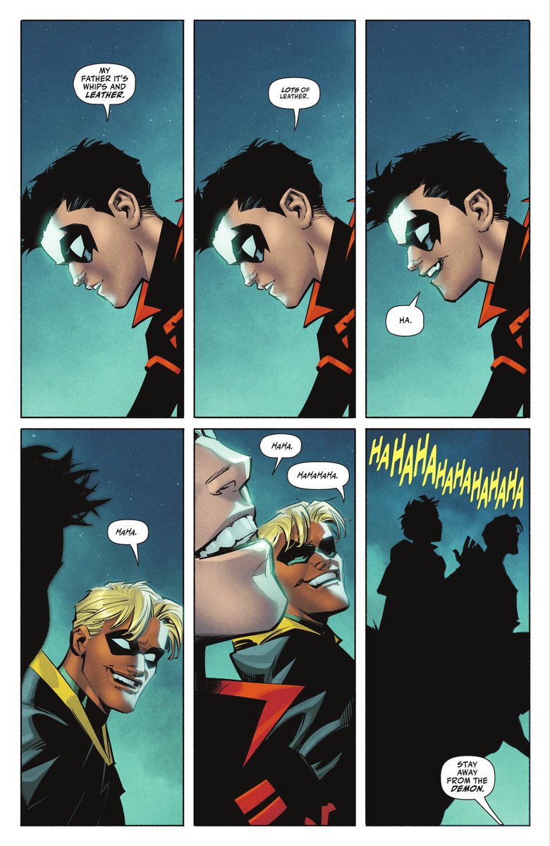 the_xueyutanhua's tweet image. #neverforget Damian and Connor breaking the ice by bonding over their shared experiences with controlling, emotionally-stunted fathers who have horribly obvious fetishes