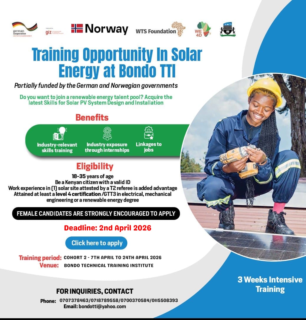 Bondo Technical Training Institute tweet media