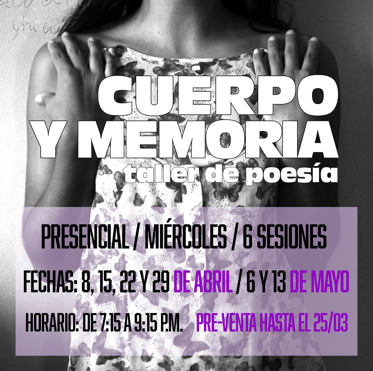 karavalcarcel's tweet photo. Abiertas las inscripciones para este taller que comienza en abril #Poesía https://t.co/z9Yk1AS2V9