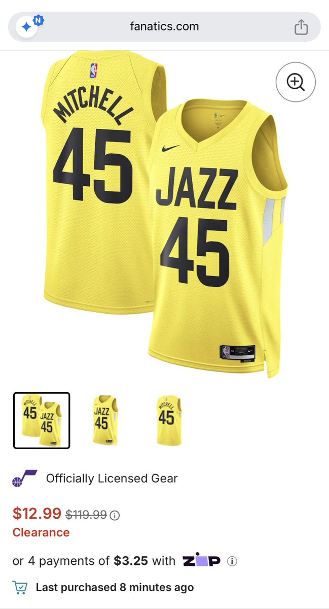 Jazz Uniform Tracker tweet media