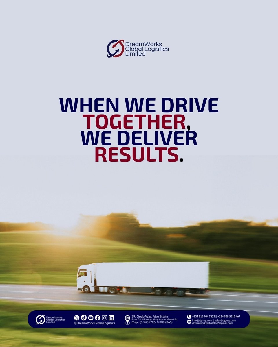 DreamWorksNG__'s tweet photo. When  we Drive together, we deliver Results... https://t.co/xZB1gJ6pJI