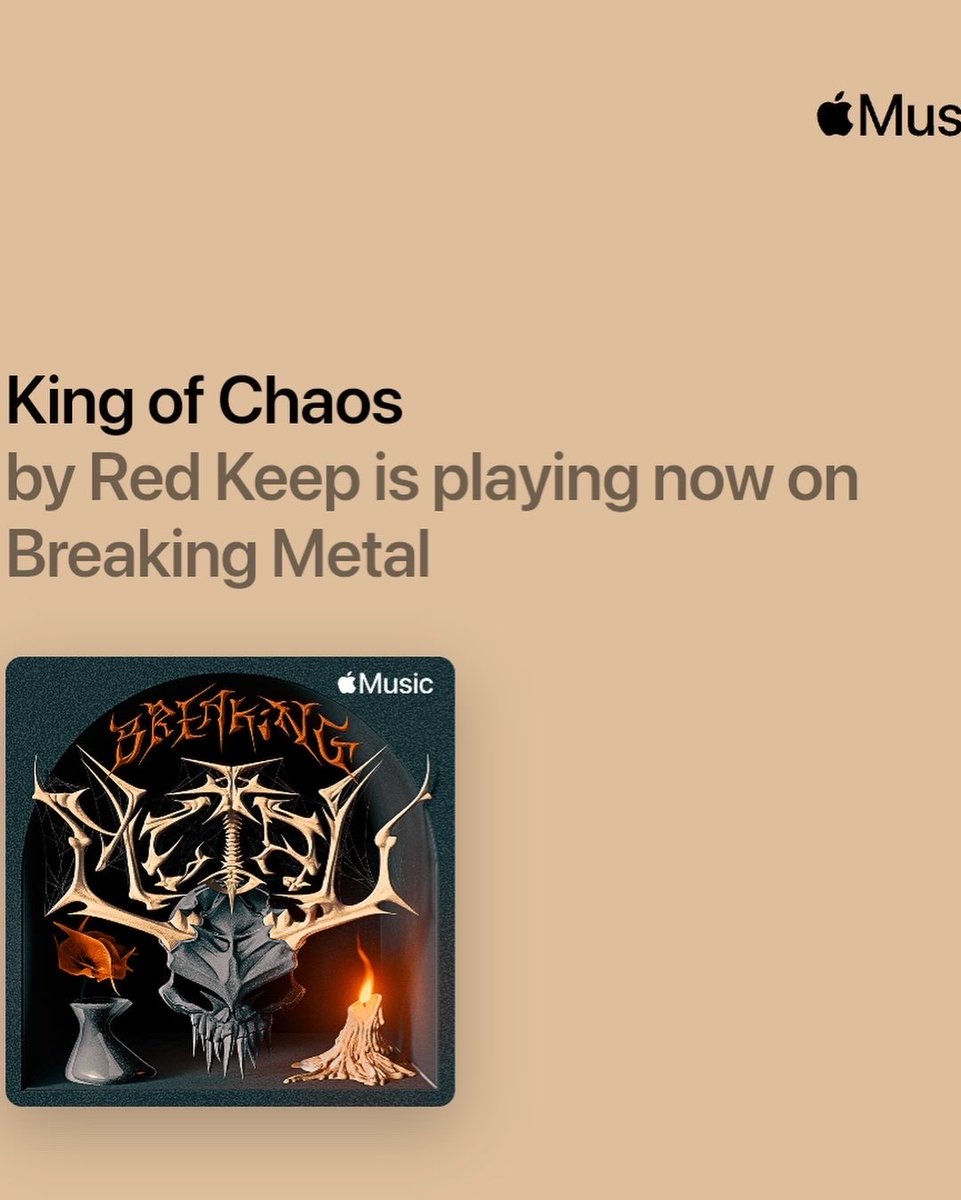 redkeepofficial's tweet photo. 🔥 WE'RE ON PLAYLISTS 🔥
King of Chaos is on ALL the major platforms and we are so stoked. Thank you to everyone who has shown love. 🖤
📌 @spotify All New Metal 
📌 @applemusic Breaking Metal, Breaking Hard Rock 
📌 @deezer Metalcore, Metal Detector 
📌 @tidal Metal Rising https://t.co/fXDM9prQJa