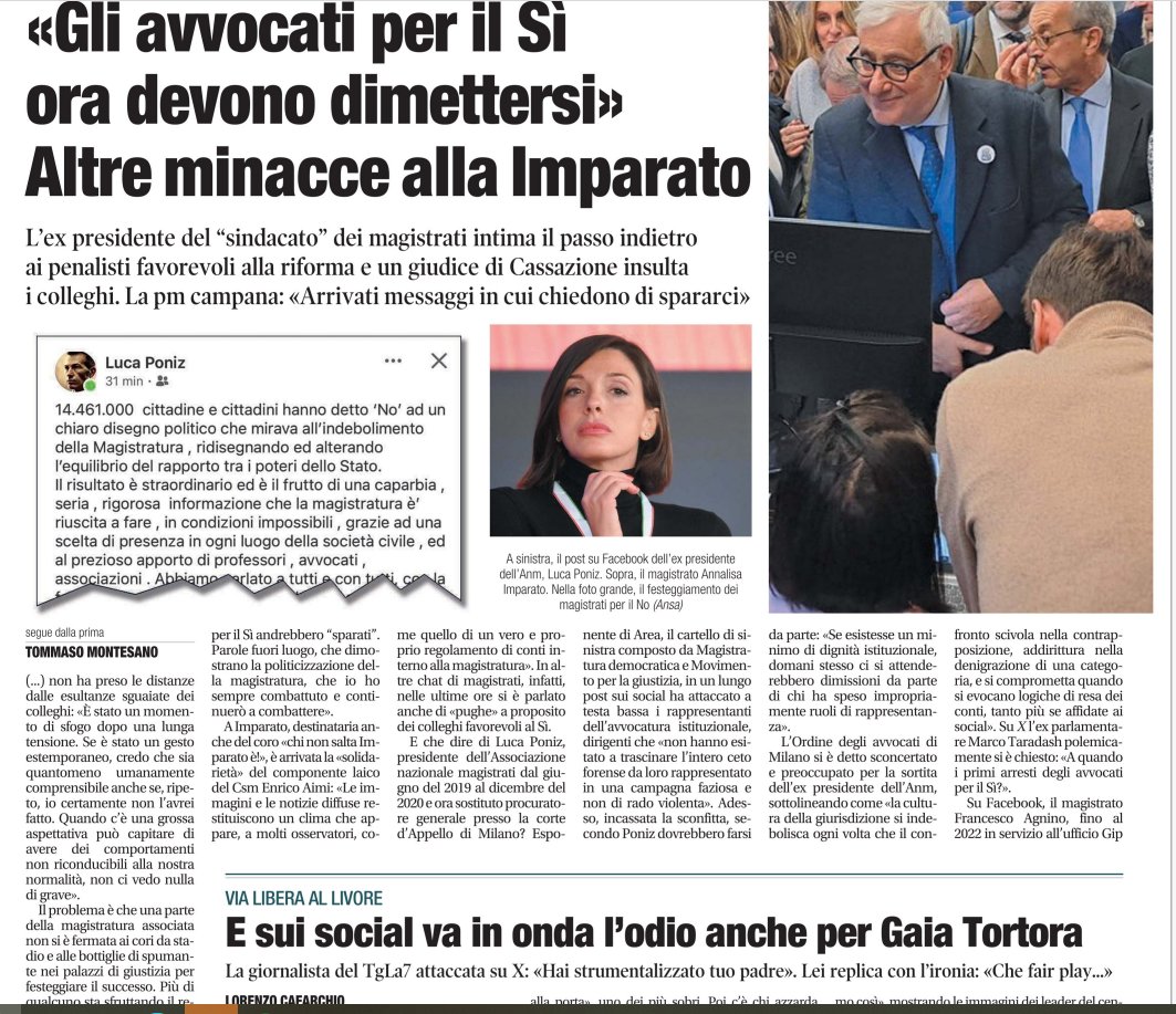 OrtigiaP's tweet image. MA IL @Quirinale #Mattarella non ha niente da dire???  questo giustizialismo tout court  praticato da giudici che dovrebbero essere imparziali super partes è normale?
CHI E' PR IL SI ANDREBBE SPARATO??  e chiedono alla #Imparato di fare un passo in dietro perchè ha fatto una