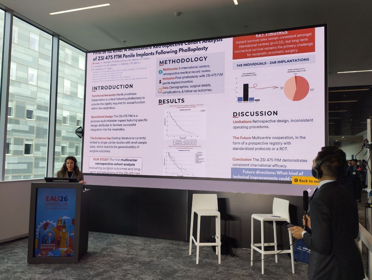 yoursexmedjour's tweet image. EAU26 poster: ZSI 475 FTM penile implants after phalloplasty — first multicentre retrospective cohort (Levy M.)
More on transgender PPI: rdcu.be/e8fhU
@Uroweb @amsterdamumc @CHUdeLyon @unito @FSGuemes @drMarcoFalcone1
#EAU26 #Urology #ReconstructiveUrology
