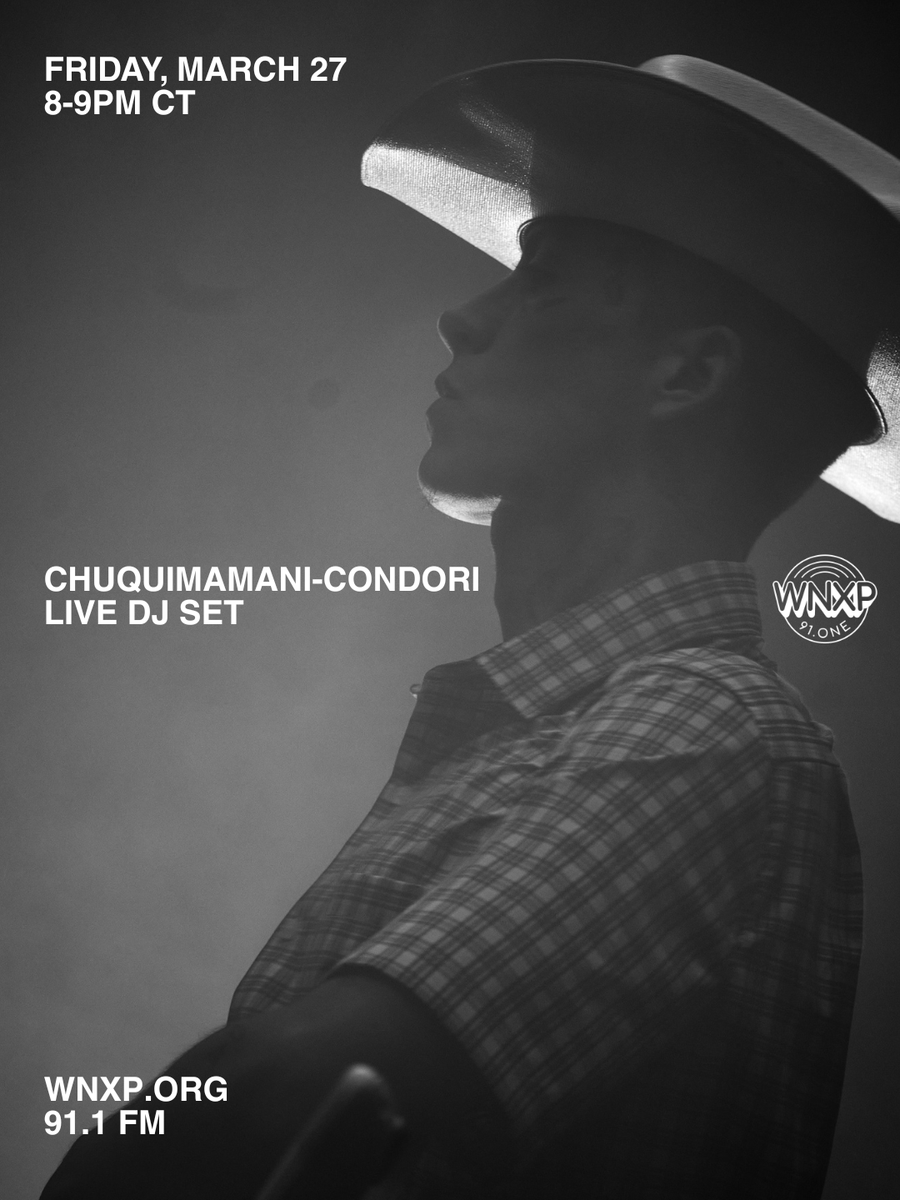 WNXPnashville's tweet photo. .@pitchfork's number 1 album of 2025 came from Los Thuthanaka. This Friday, March 27, one half of the duo, Nashville's Chuquimamani-Condori, joins WNXP for an exclusive live DJ set from 8-9pm CT feat. new edits, unreleased originals and an announcement: https://t.co/2xiADcmCPQ https://t.co/tLJhEtLaJZ