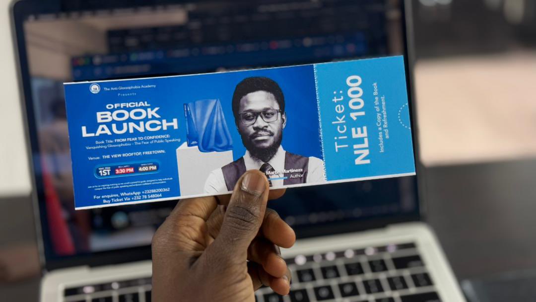 #POV: You’re busy calculating your expenses… meanwhile your fear is quietly bankrupting you more than SLE 1000 

It’s time to invest in yourself instead!

A remarkable experience awaits

Ticket at SLE 1000 inclusive of a copy of the Book