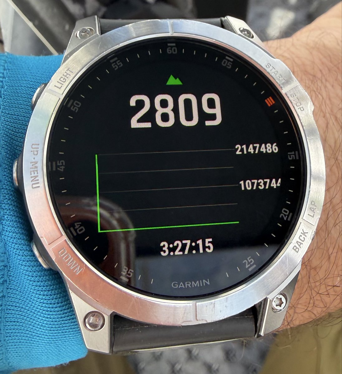 Hey <a href="/Garmin/">Garmin</a> <a href="/GarminUK/">Garmin</a> loving the Skiing activity on my Epix Gen 2 but wtf is going on with my Altitude graph?

Friend with Fenix have a lovely historical record of altitude…