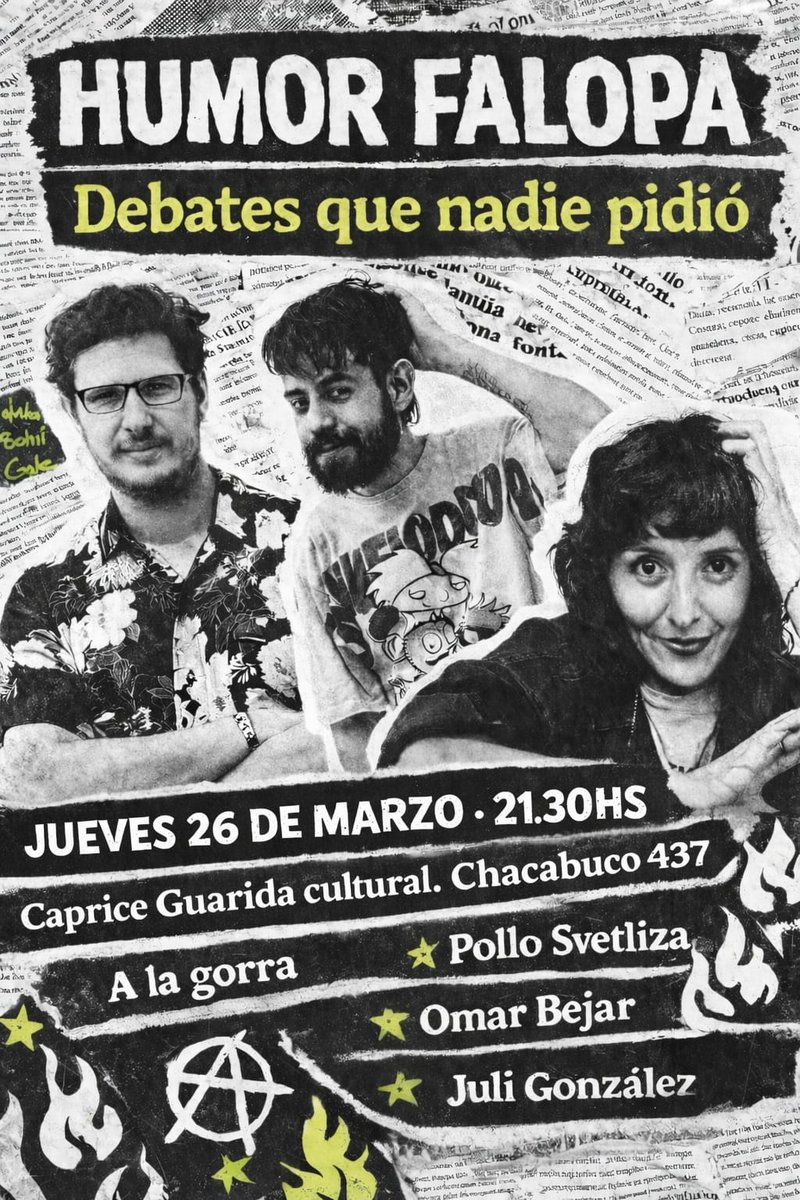 Chiquis mañana estaremos haciendo reír a cambio de una pequeña retribución monetaria voluntaria. O sea, digamos, que el mercado humorístico se regula solo