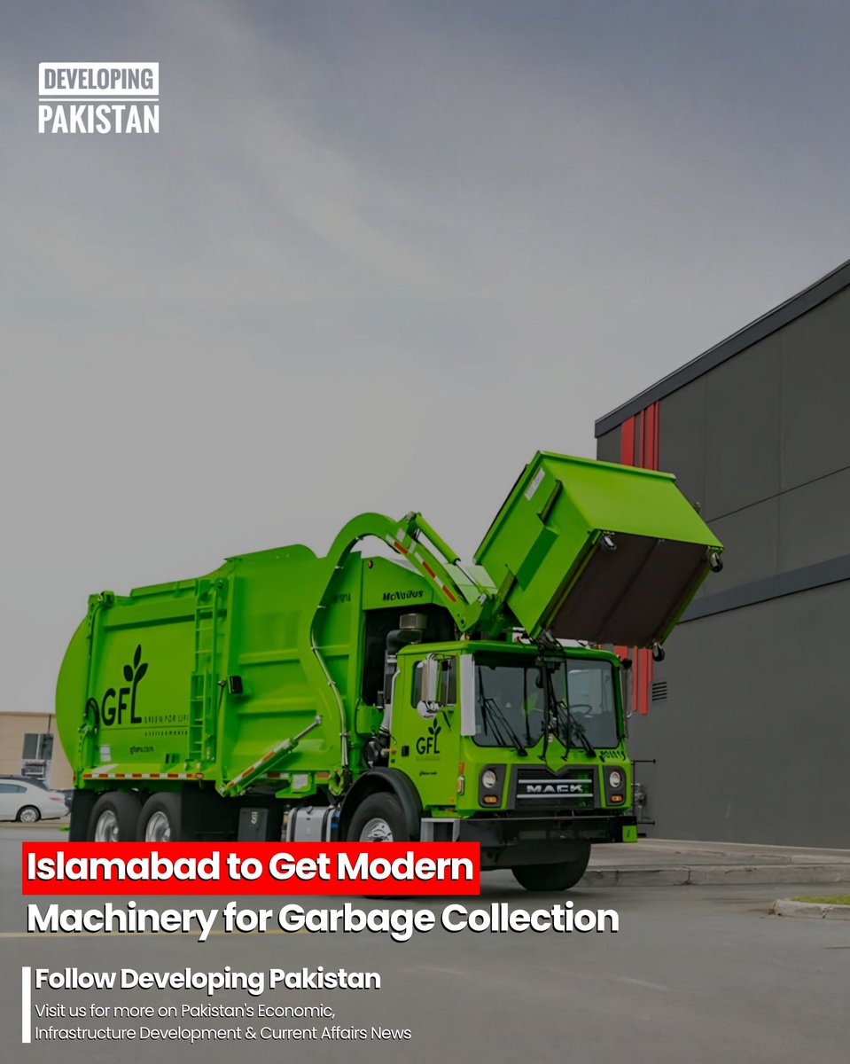 developingpak's tweet photo. The #CapitalDevelopmentAuthority (CDA), led by Chairman Muhammad Ali Randhawa, has officially greenlit the procurement of modern machinery to overhaul the city’s #wastemanagement system.
The goal? A high-standard, seamless cleanliness strategy that addresses both primary and secondary garbage collection. By bringing in advanced equipment and boosting manpower, the CDA aims to resolve sanitation challenges across the federal capital without delay.
A cleaner, greener Islamabad is on the horizon. 🇵🇰✨
#Islamabad #CDA #UrbanDevelopment #CleanGreenPakistan #CityPlanning