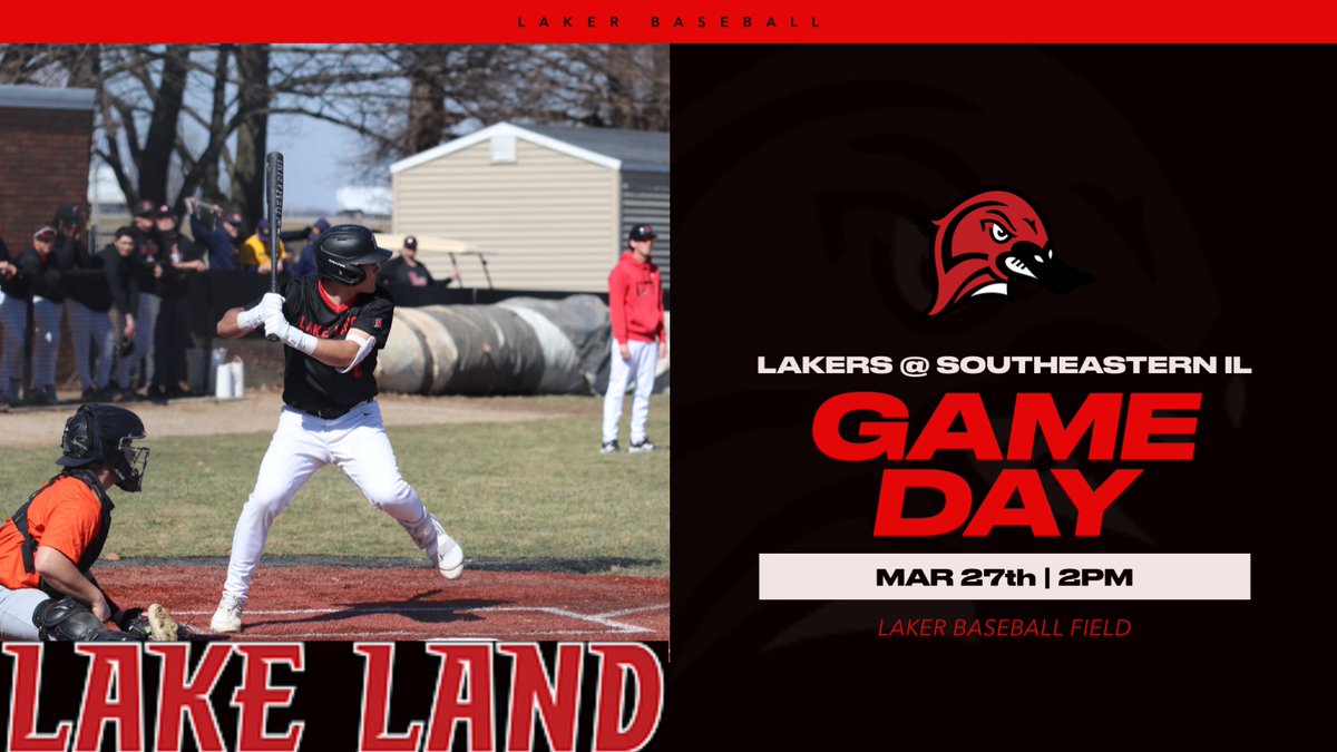 LLC_Baseball's tweet image. GRAC Series 4️⃣

🆚 Southeastern Illinois College
⏰ 2PM (9 Innings)
📍 Laker Baseball Field
📺 boxcast.tv/view/laker-bas…
📊 web.gc.com/teams/mJ4LNXEW…

@DeegsBaseball @2YearBaseball @_TheJBB @The_Noah_Sharp @TadSlowik_DBA @CoachKsAcademy @J3Training 

#LakerUp🦆 #L4L