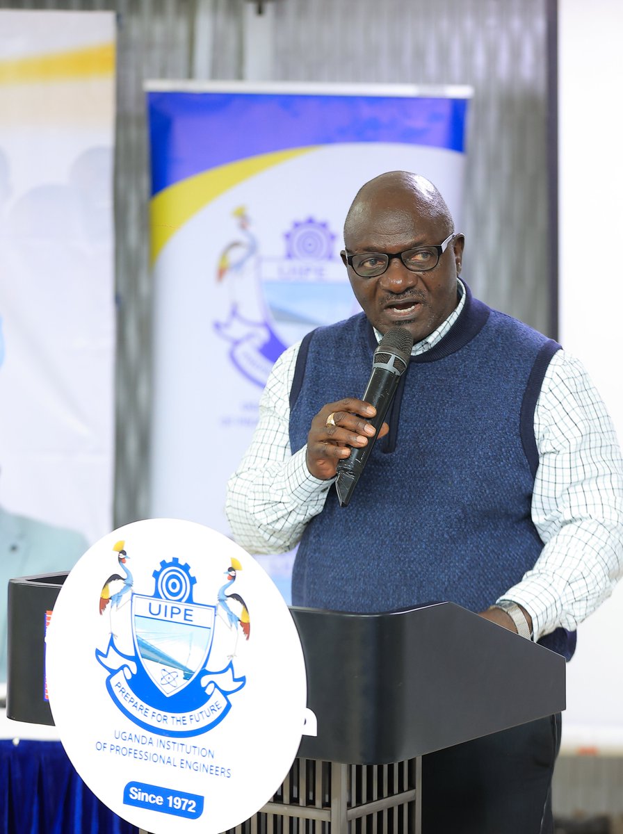 UIPE_Uganda's tweet photo. Earlier today, we successfully held the Inaugural National Engineers Prayer Breakfast 🙏🏽

Under the theme:
“Engineering for National Development: Serving the Public with Integrity and Impact”

The event brought together engineering professionals, academia, policy makers, religious leaders, and students. It featured networking, interfaith praise, worship, and prayers for our nation.

We also had insightful presentations and a keynote address by Gen. Edward Katumba Wamala, Minister of Works and Transport.

Eng. Wilfred Okello, the Vice President, representing the UIPE President, presented the Chief Guest, Hon. Gen. Katumba Edward Wamala with a Honorary Membership Award.

The event concluded with a blessing from Rev. Dr. Stephen Samuel Kaziimba Mugalu, Archbishop COU/ Chairperson Council of Presidents IRCU.
#UIPEUpdates #Prayer #Breakfast #EngineeringExcellence