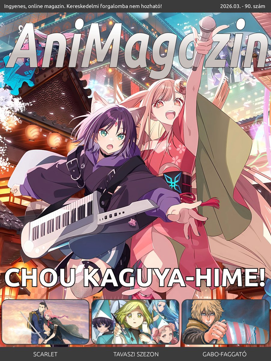AniPalace's tweet photo. ANIMAGAZIN 90. SZÁM: MEGJELENT!
Töltsétek le: https://t.co/5nZth1tHKX

#cosmicprincesskaguya #scarlet #Gabo #kireinishitemoraemasu #ikokunikki #toumeiotokotoningenonna #finalfantasytactics #dragonquestviireimagined #metalgearsoliddelta #thelegendofzelda #budapestcomiccon https://t.co/KE5R3vwlB8