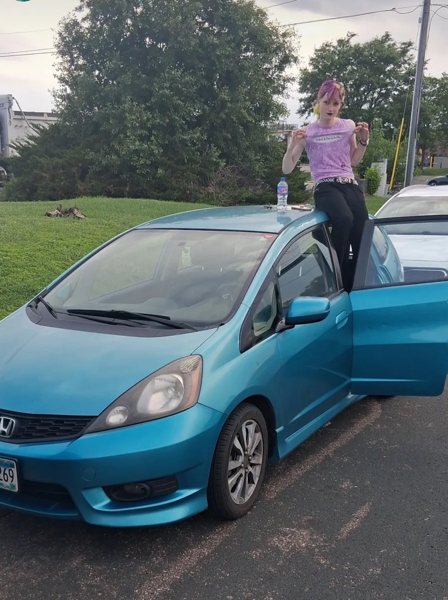 Me with the blue raspberry fit