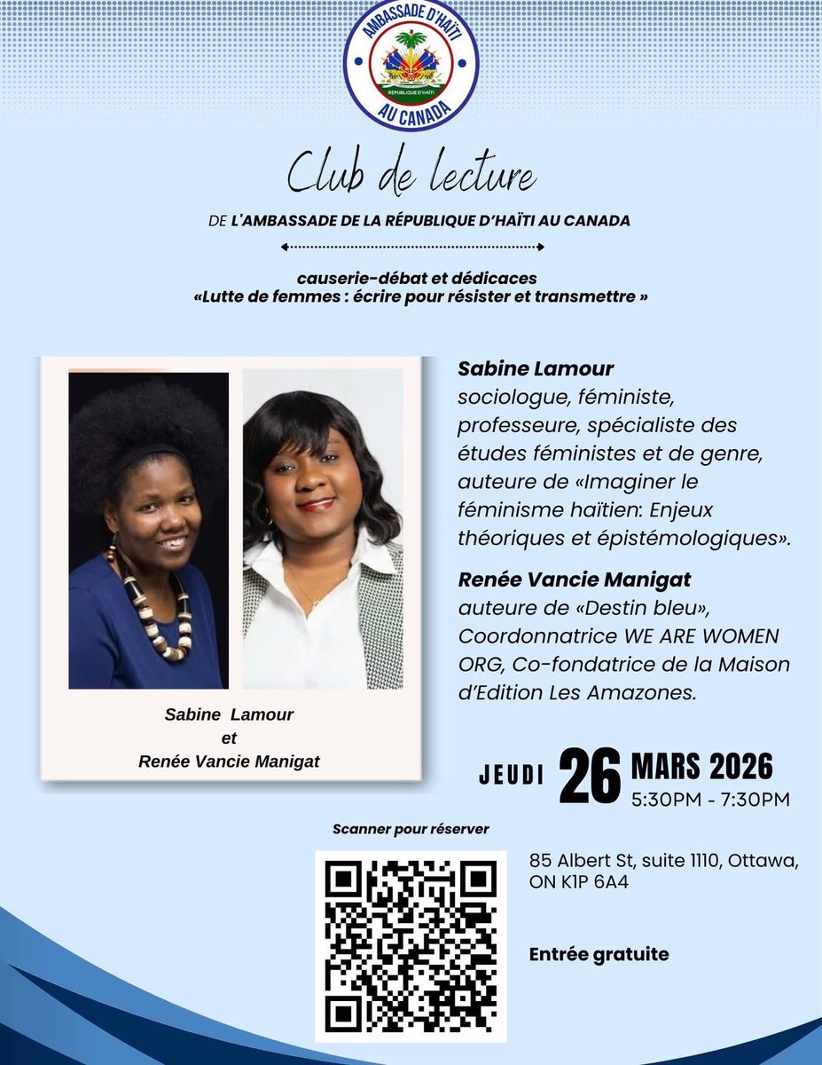 Ambassade d'Haïti au Canada tweet media