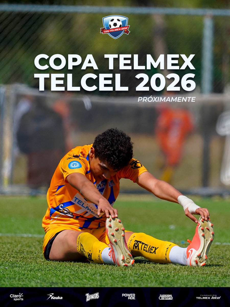 La cancha te está esperando… ⚽🔥

La convocatoria para la Copa Telmex Telcel 2026 está por llegar. 
Muy pronto podrás inscribir a tu equipo y ser parte del torneo de fútbol amateur más grande del país. 🇲🇽

Prepárate… la gloria comienza próximamente. 🏆

#JuegaALoGrande