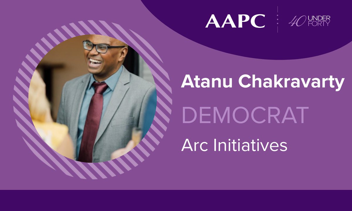 ArcInitiatives's tweet photo. Congrats to our own @chakra_a1 on being named to @TheAAPC’s 40 Under 40!

He is a leader and driving force behind Arc’s political research work on the toughest, most competitive campaigns in the country. #AAPC40u40 #POLLIES26 https://t.co/gUNa7Iskri