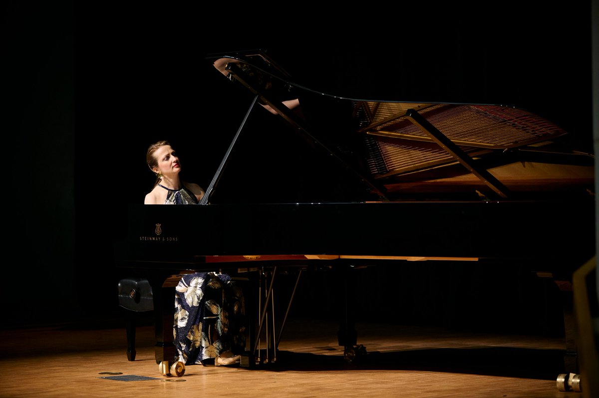 KosovoinUS's tweet photo. As part of Francophonie Month, we hosted a piano recital at @franceintheus where renowned pianist @ArditaStatovci performed works by Schubert, Ravel &amp; Brahms, along with a piece by the well known composer Fahri Beqiri. A special evening celebrating culture &amp; our artistic voice.🇽🇰 https://t.co/U89passj6P