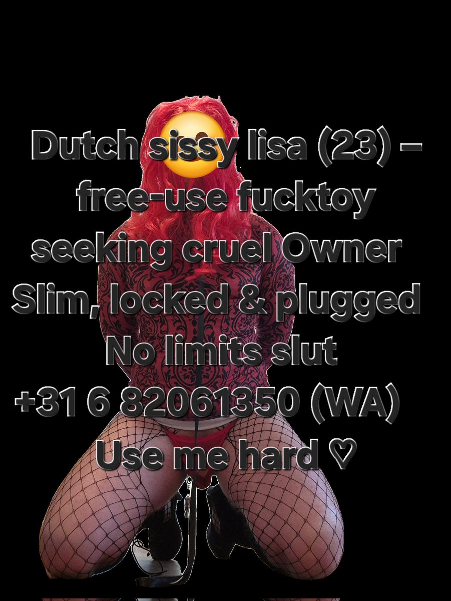 sissy slut lisa tweet media