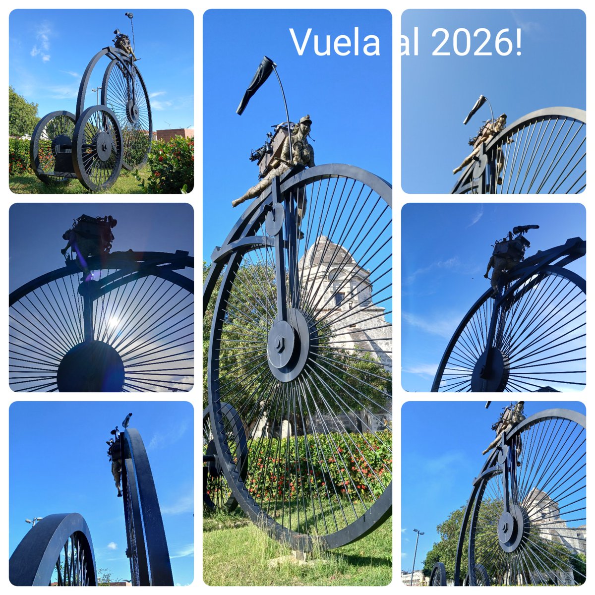 El arte sale de las bienales para adornar calles de otros tiempos.

Los meses pasan y cada expo callejra queda dando su impronta artística más original.

Dónde está ésta obra?

#2026 #tiempos