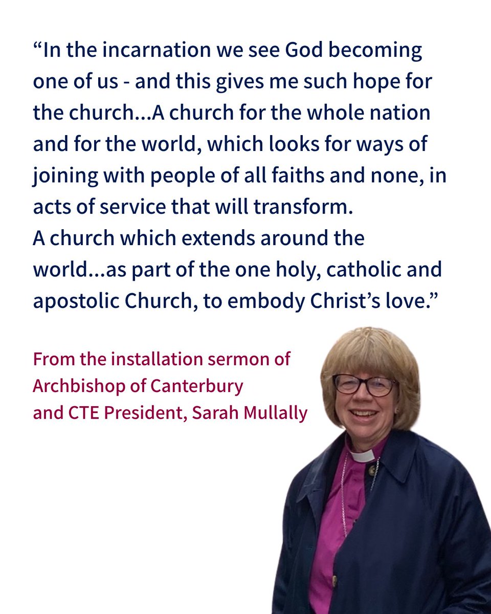 ChurchesEngland's tweet image. From @ArchbishopSarah's sermon at her installation this afternoon

#ChurchesTogether #ChristianUnity