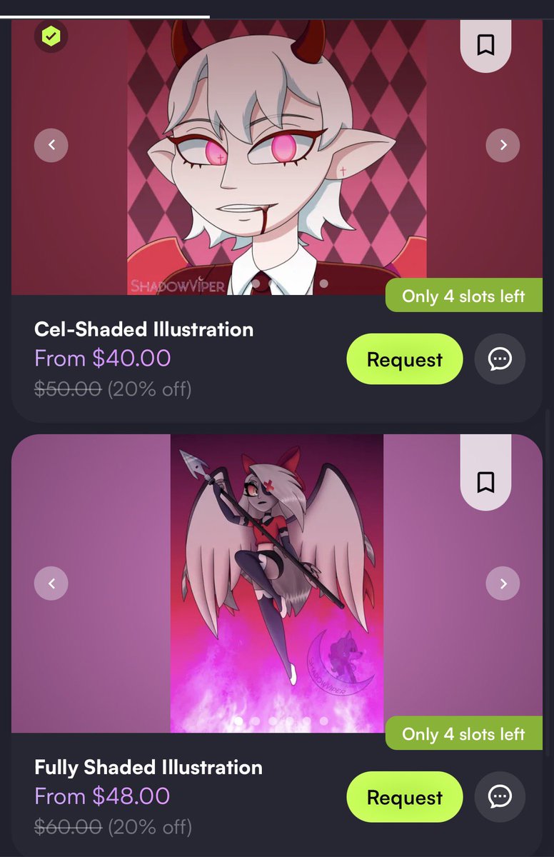 Viper 🌙 Comms Open! tweet media