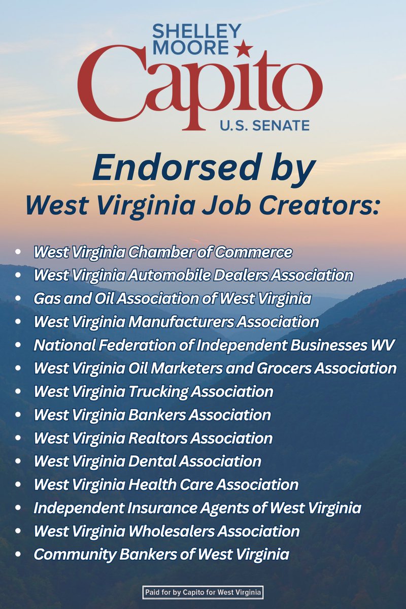 Capito for WV tweet media