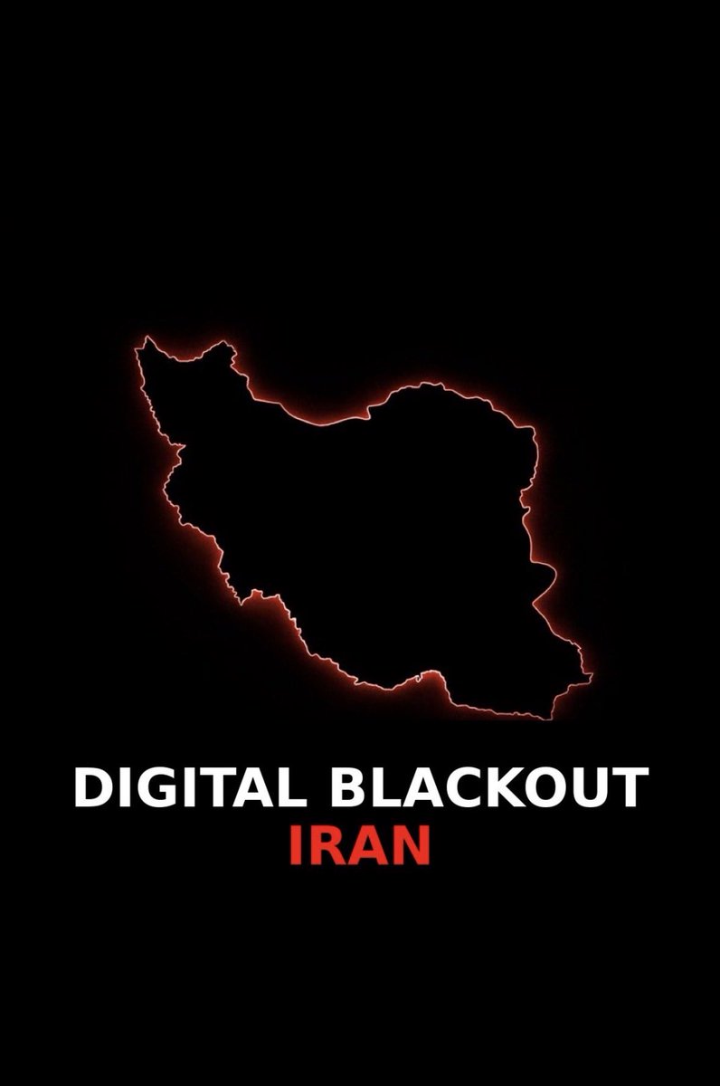 Azadehgood's tweet photo. Day 26, no internet in Iran!

Don't stop talking about Digital Blackout in Iran!

Don't stop talking about Digital Blackout in Iran!

Don't stop talking about Digital Blackout in Iran!

#DigitalBlackOutIran‌ 

#DigitalBlackOutIran https://t.co/a2GpzNwoG7