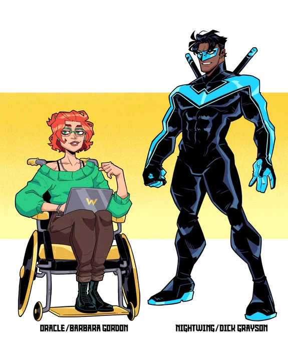 Played with the body types and silhouettes of the characters