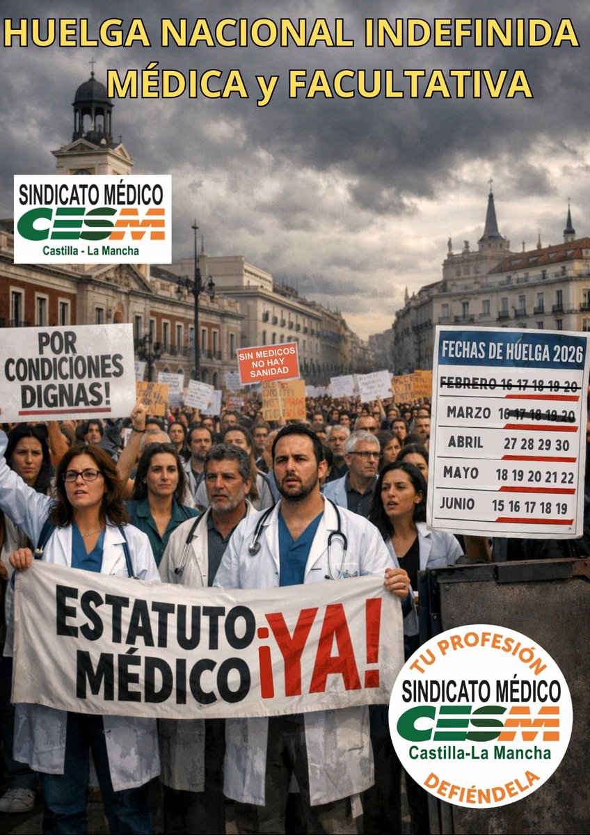 Sindicato Médico CESM Castilla La Mancha tweet media
