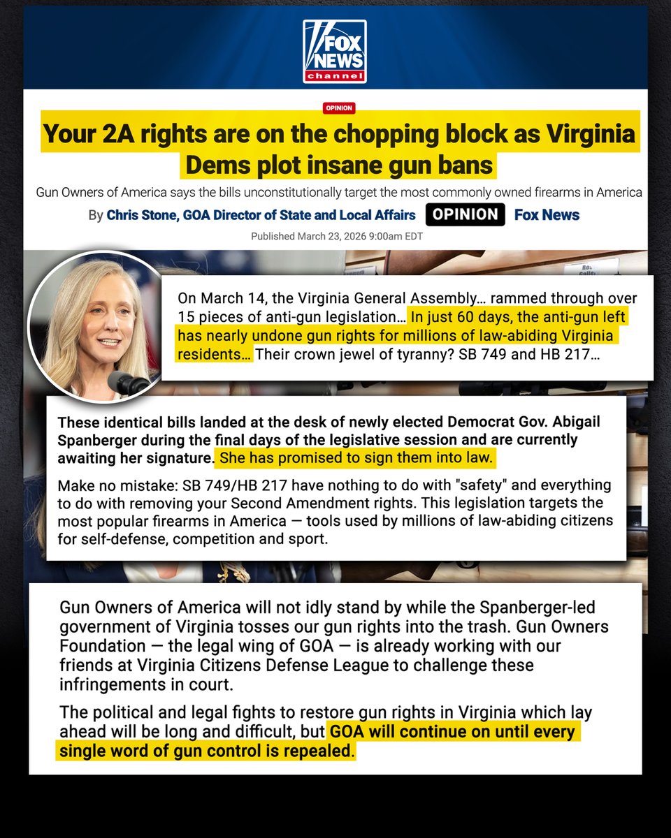 Gun Owners of America tweet media