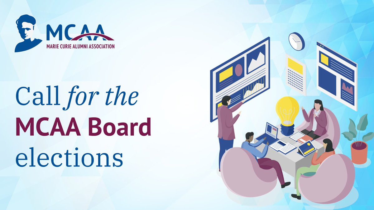 Mariecurie_alum's tweet photo. Apply to the MCAA Board! 📥

If you’re interested in shaping the future of our Association, consider running for one of the eleven Board positions to be elected. 

ℹ️ Find out more and submit your candidacy by 26 April: https://t.co/pnUdgdSnHU https://t.co/X42wTwLt7p
