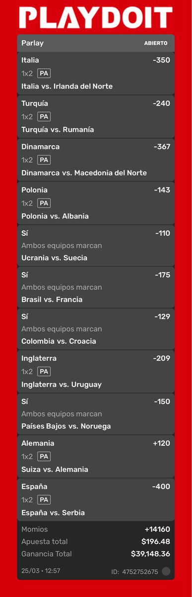 El Apostador de Soccer tweet media