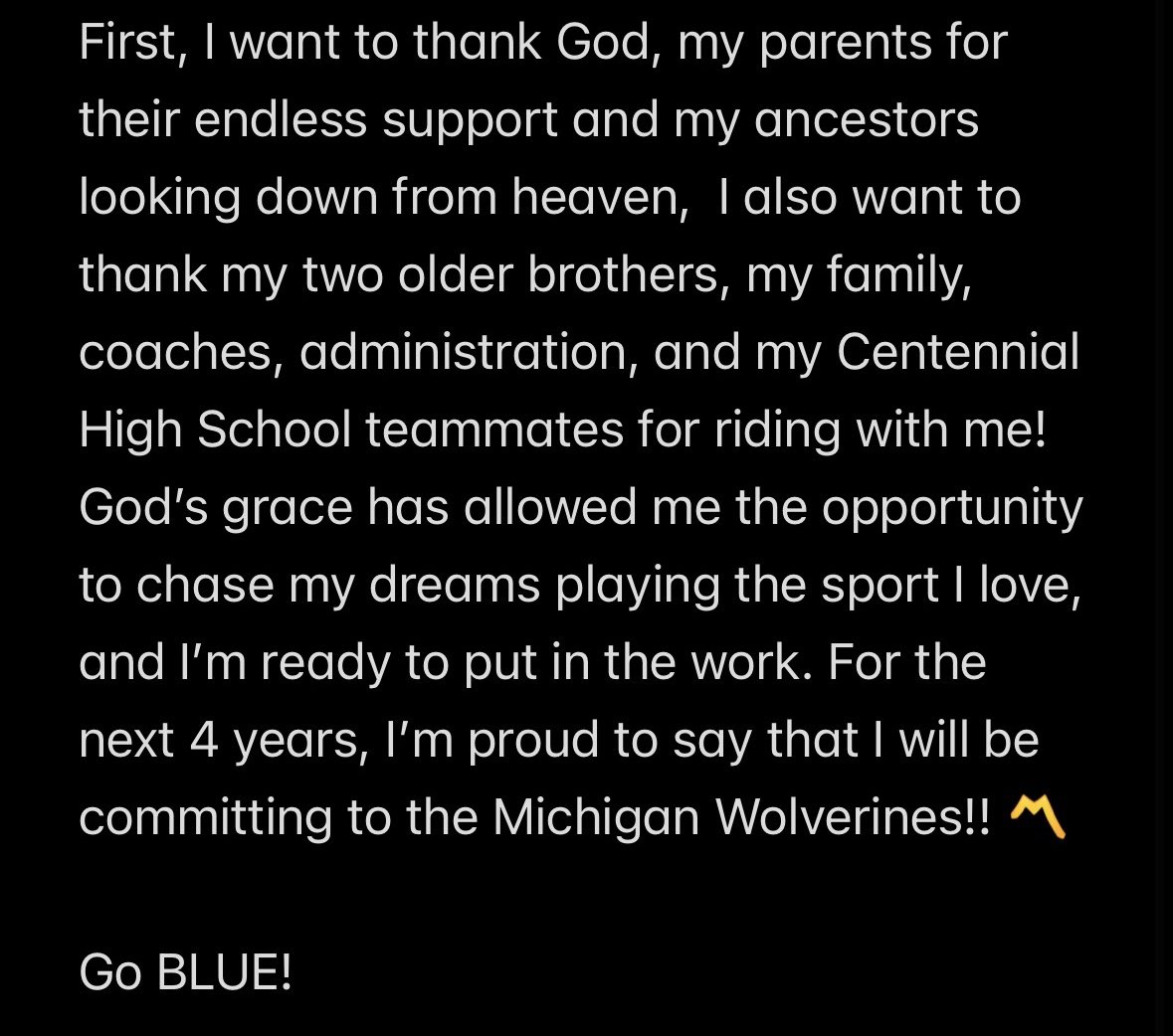 Maxwell Miles 3⭐️ 27’ DB/ATH tweet media