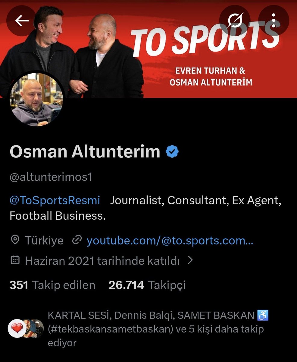 Şu Beşiktaş taraftarına hakaret eden <a href="/altunterimos1/">Osman Altunterim</a> denilen terbiyesizin hesabını takip eden 8 ortak takipçim

Yarım saat içinde takipten çıkmazsanız ben sizi engelleyecem.