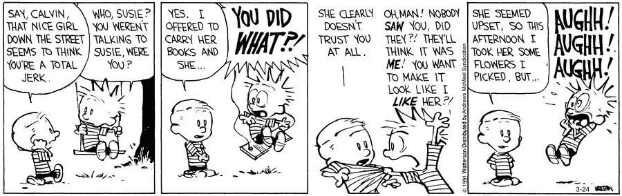 Calvinn_Hobbes's tweet image. Plan backfired 
#CalvinandHobbes #EveryTime
