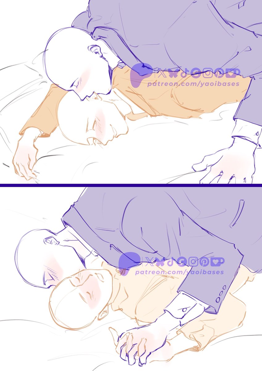 yaoibases's tweet image. And we’re back with new poses! Draw your favourite men in suits on these bases 😏
New spicier stuff on Ptrn, as always!