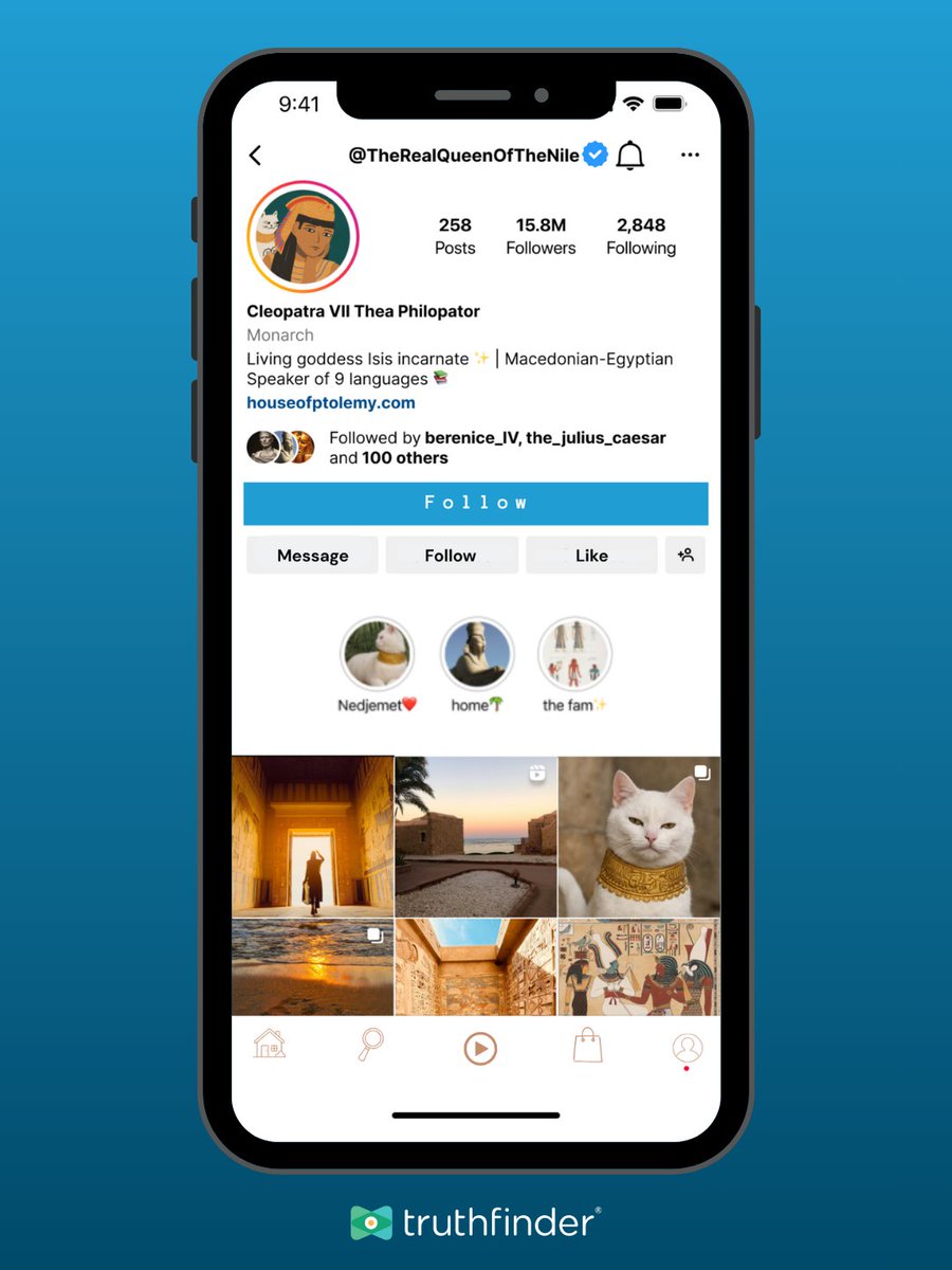 TruthFinder tweet media