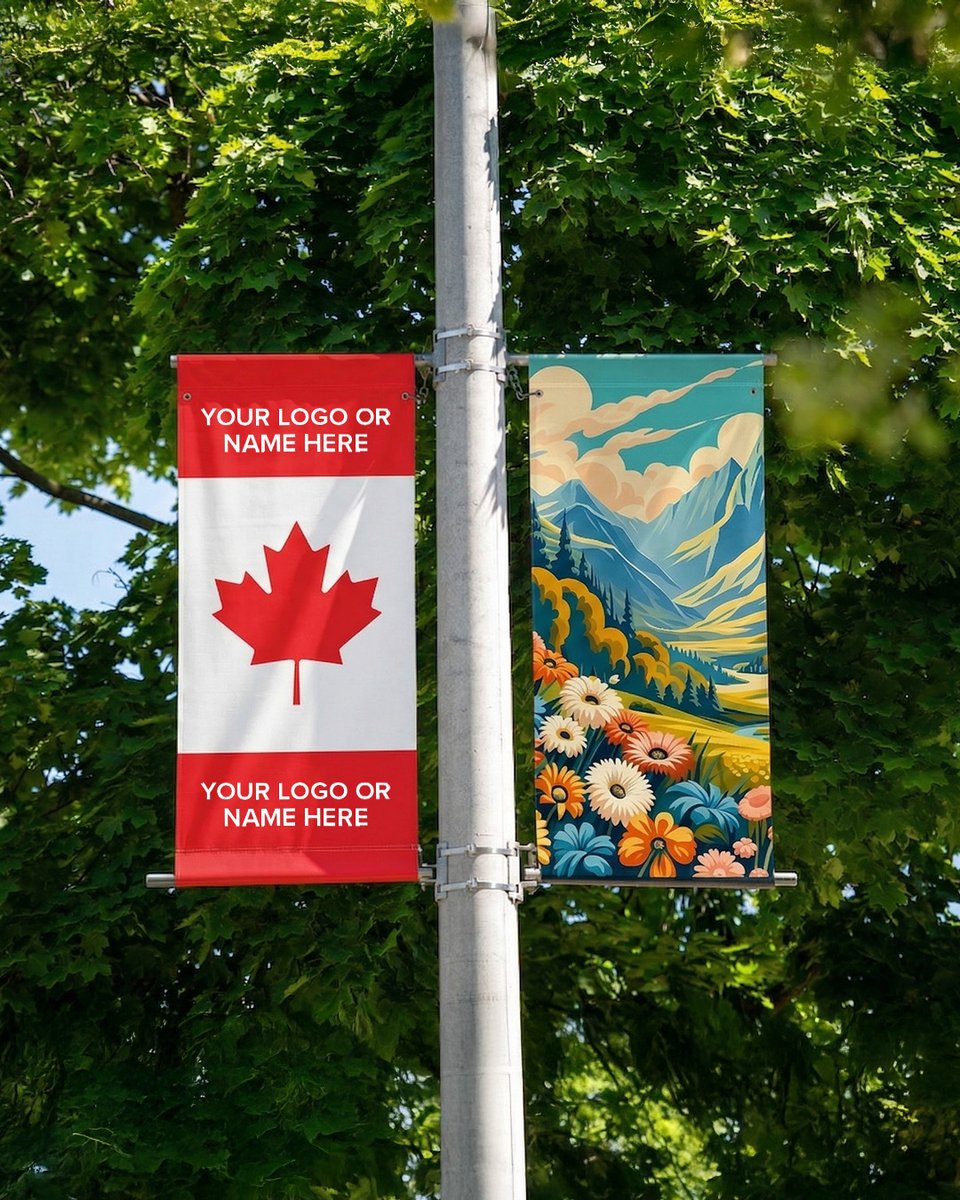 ClassicDisplays's tweet photo. Say hello to spring! 🌷Bring fresh colour to your streets with new banner designs. Fully customizable to reflect your community’s spirit ☀️

Visit https://t.co/Pxk7zAywT8 for more!

#placemaking #streetbanner https://t.co/VDJuFtxe5B