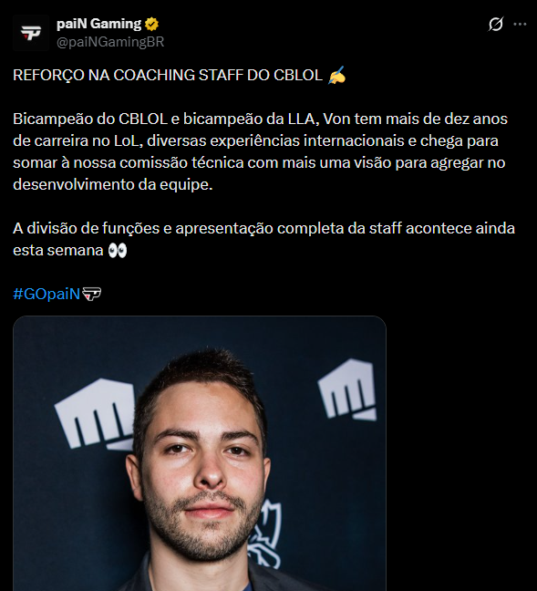 Mais Esports tweet media