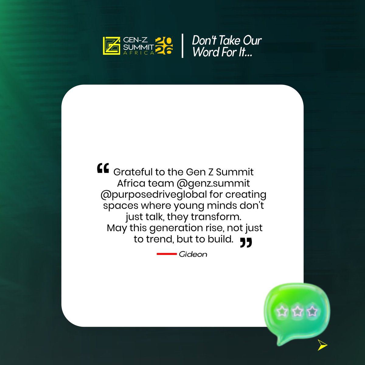 Gen Z Summit Africa #GenZSummit2025 tweet media