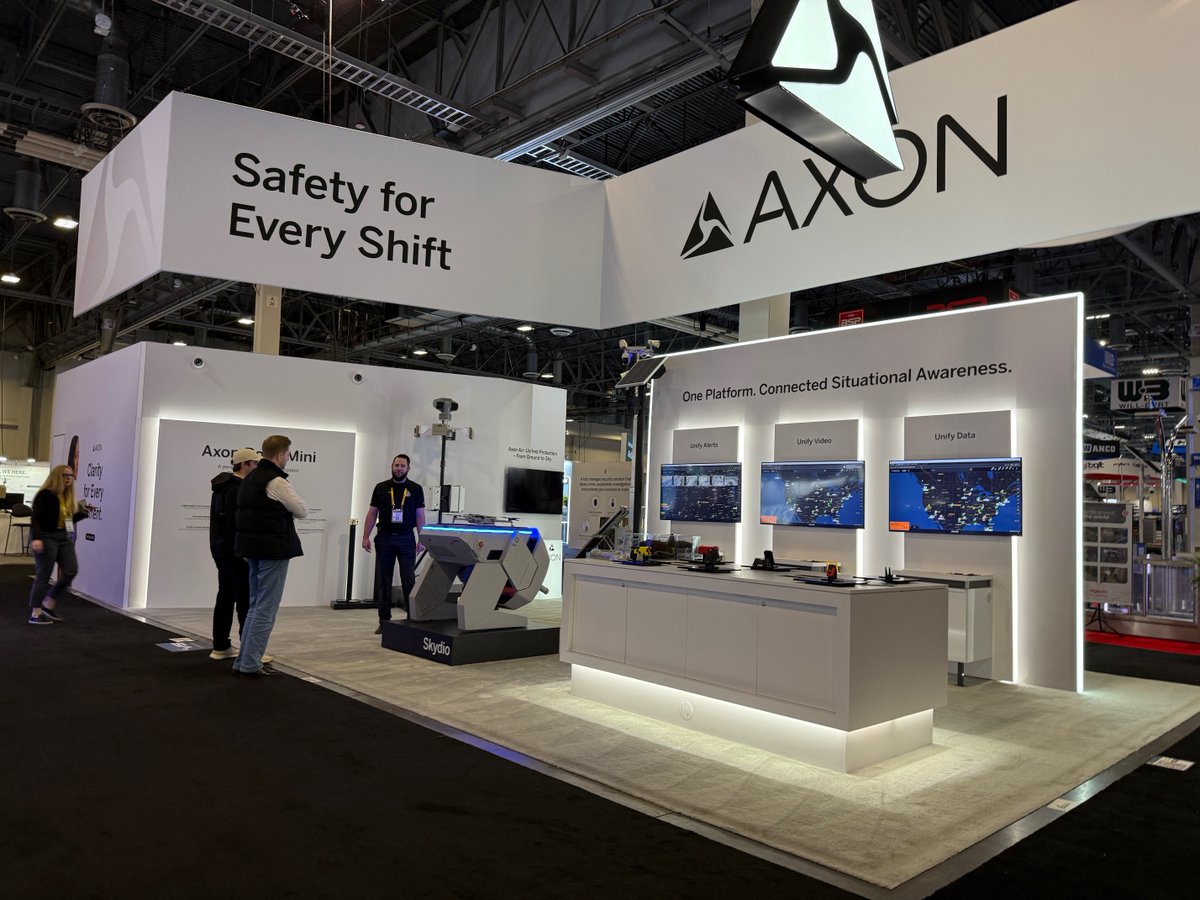Visit_Visual's tweet photo. Looking good @axon_enterprise, @Hanwha_Official  @iPRO_Americas! Hope #ISCW2026 is one for the books. https://t.co/1T3iSCyk81