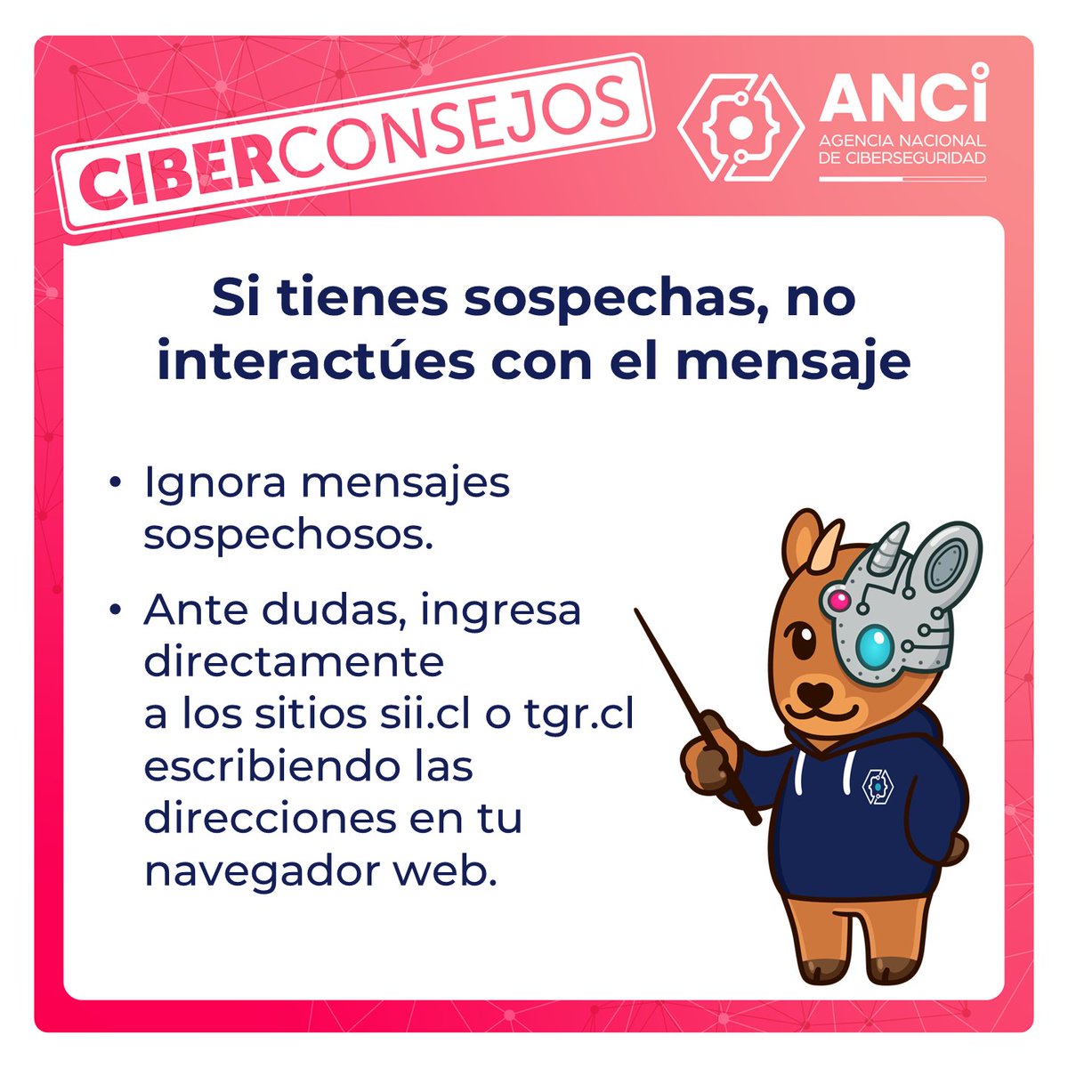 Agencia Nacional de Ciberseguridad (ANCI) tweet media
