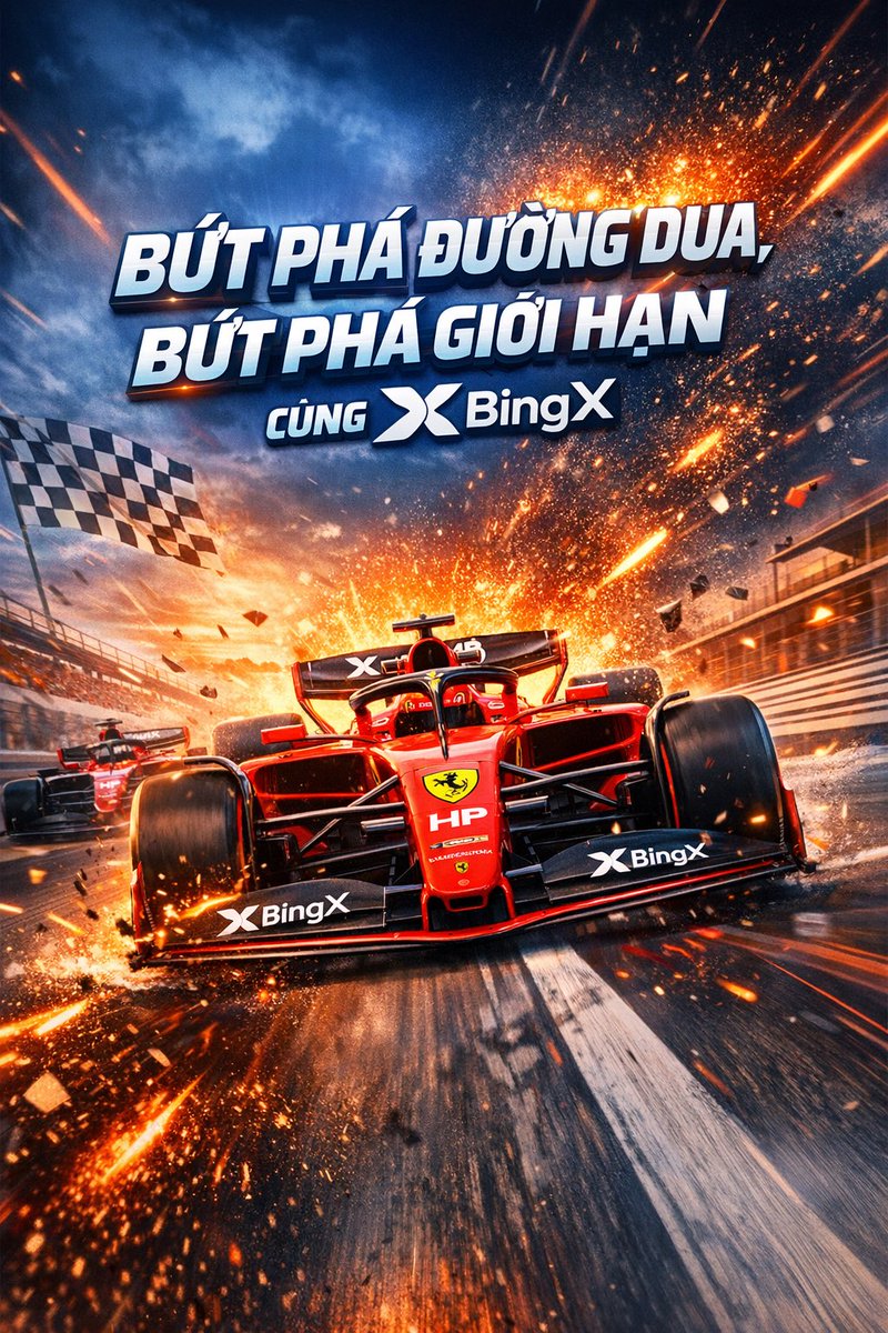 Fuongbee_T1's tweet photo. @BingXVietnam #DriveBeyondWithBingX  Hợp tác bùng nổ! 💥 BingX x Scuderia Ferrari HP: Khi công nghệ gặp gỡ huyền thoại tốc độ. Sẵn sàng bứt phá mọi giới hạn trên đường đua! (Uid: 30408216) https://t.co/HbODPEh6pc
