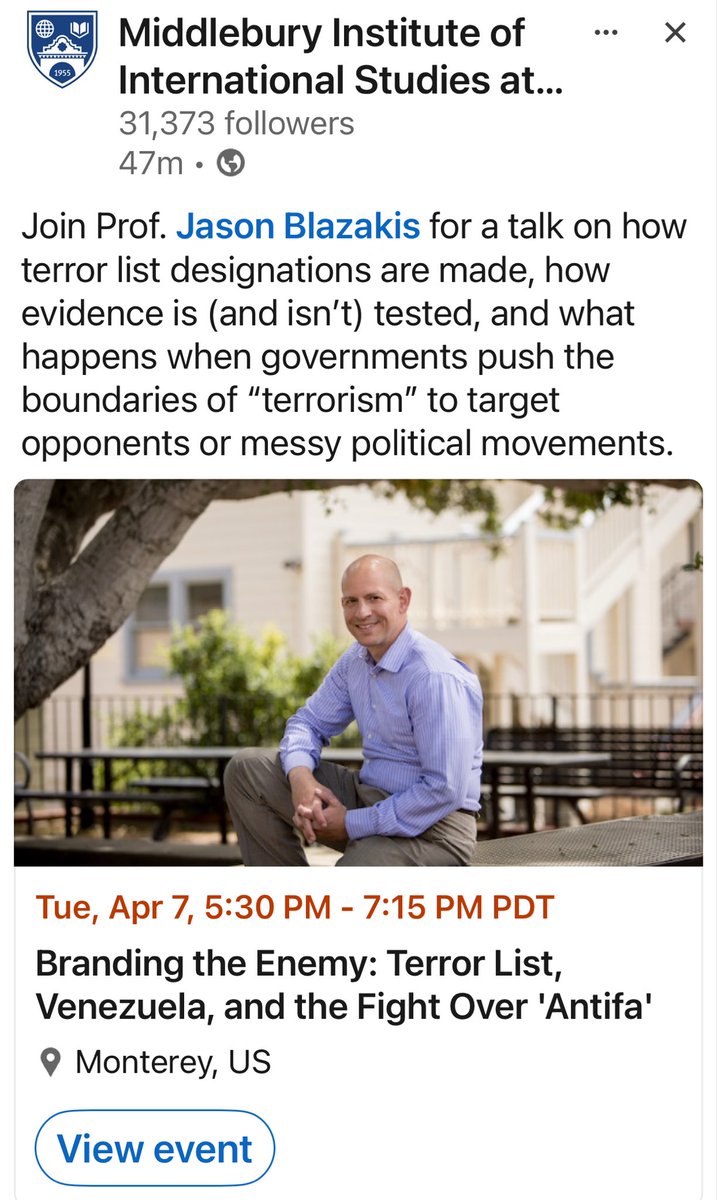 Jason Blazakis tweet media