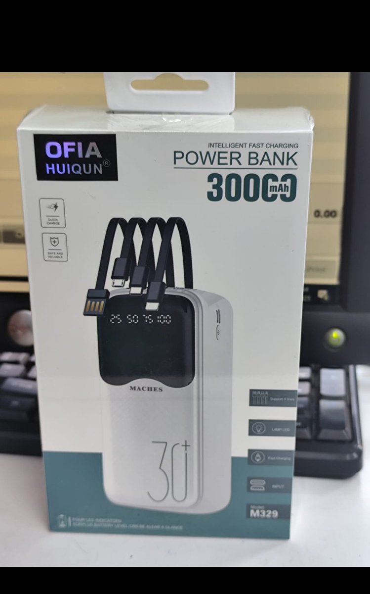 nairokeytech's tweet photo. 🔋⚡ Power up anytime, anywhere!
Stay charged with this 30000mAh Power Bank – your perfect backup for busy days 📱🔥
✔ Fast charging
✔ Multiple cable support
✔ Long-lasting battery
No more low battery stress – just plug &amp; go 💯
#PowerBank #StayCharged #FastCharging #TechDeals https://t.co/eKI8AvNEs0